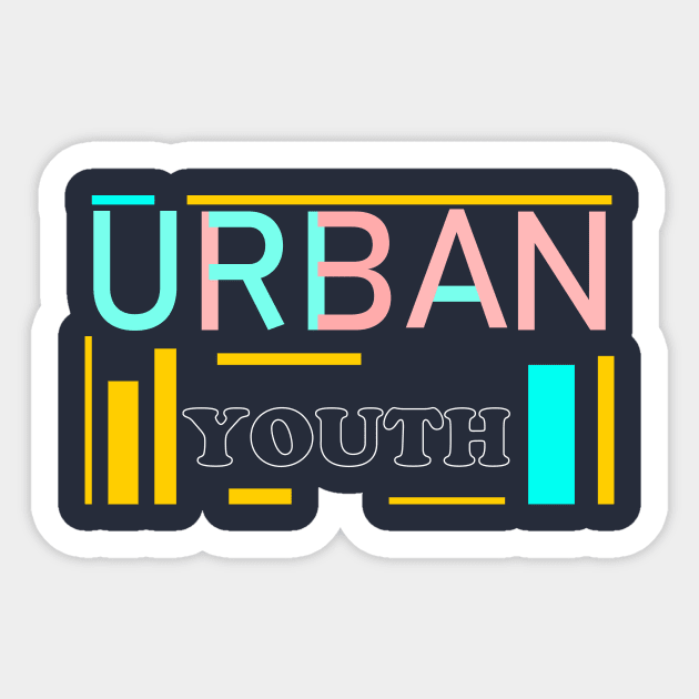 Urban Youth Sticker by CreativeIkbar Prints